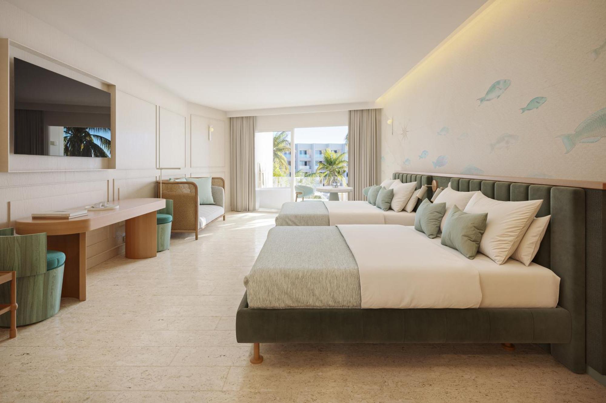 Suite Matrimoniale con Letto Queen-Size e Accesso Piscina Diretto